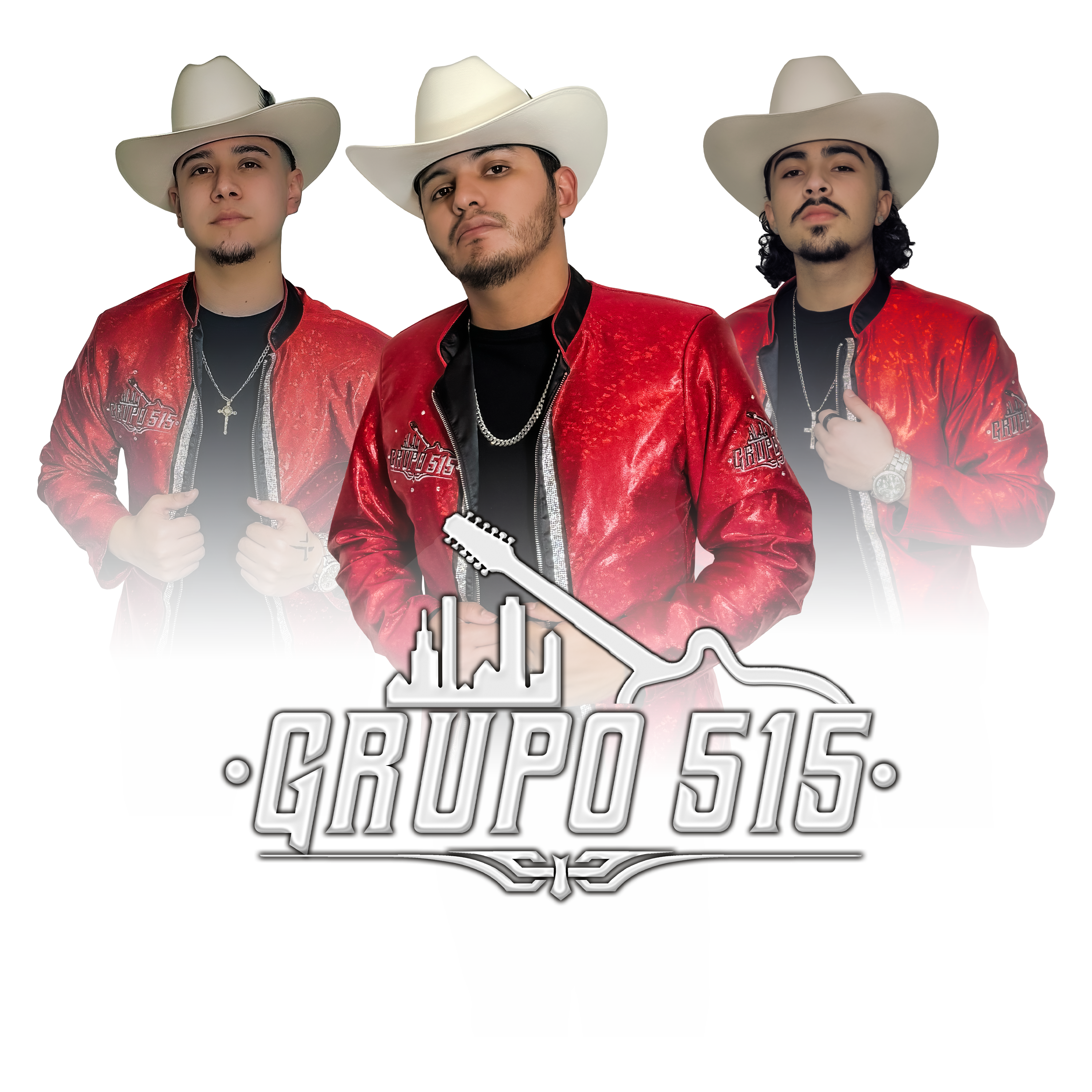 GRUPO 515 RENDER TRAJE ROJO